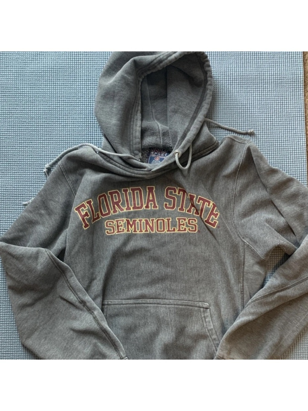 MV Sport Gray Florida State Seminoles Pullover Hoodie